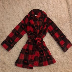Victoria’s Secret Pink Red&Black Plaid Robe